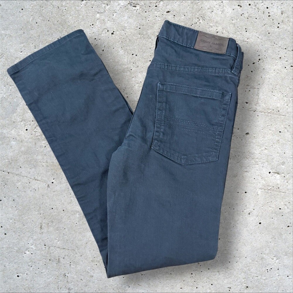 Cody James Boys Size 16 Black Grey Stretch Denim Western Pants Jeans